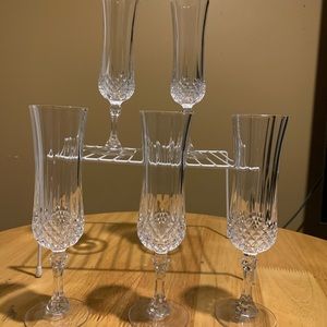 5 D’Arques Champagne Flutes